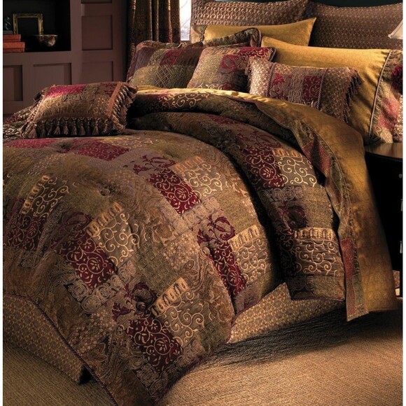 Croscill Other - Croscill Galleria King 4 Pc Oversized Jacquard Comforter Set Luxury Traditional